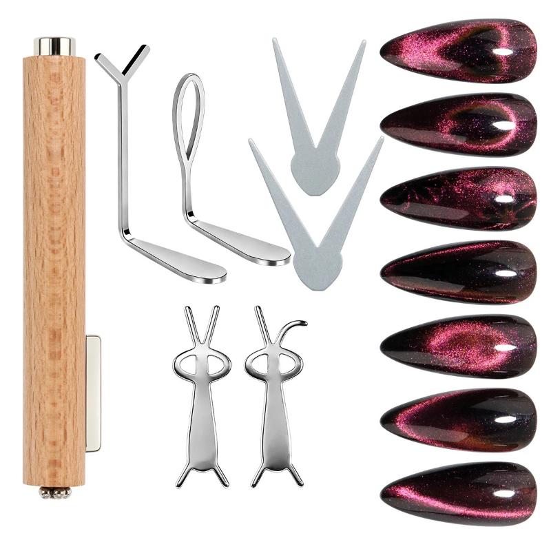 7Pcs Nail Art Magnetic Stick C - Contour Palette Stick ulasan dan harga