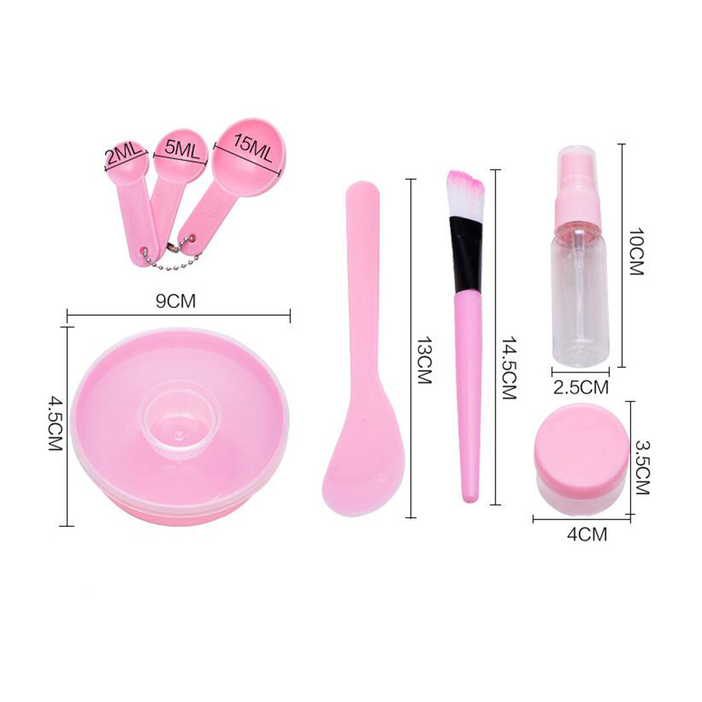 9Pcs Facial Mask Bowl Brush St - Beauty Makeup Women ulasan dan harga
