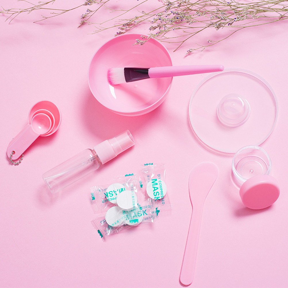 9Pcs Facial Mask Bowl Brush St - Beauty Makeup Women ulasan dan harga