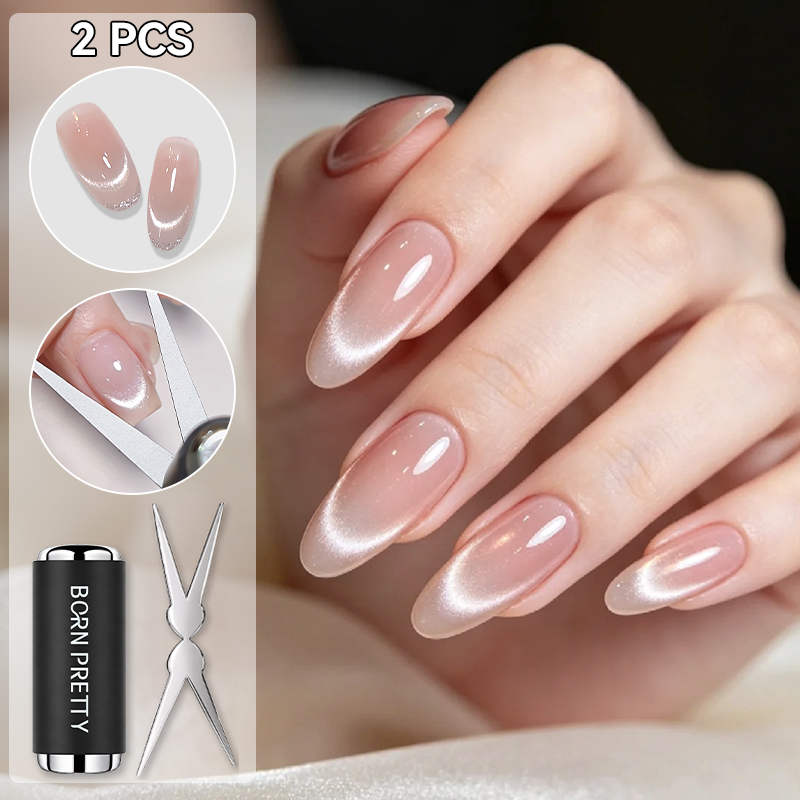 1/2Pcs Dual Head Nail Art Magn - Contour Palette Stick ulasan dan harga