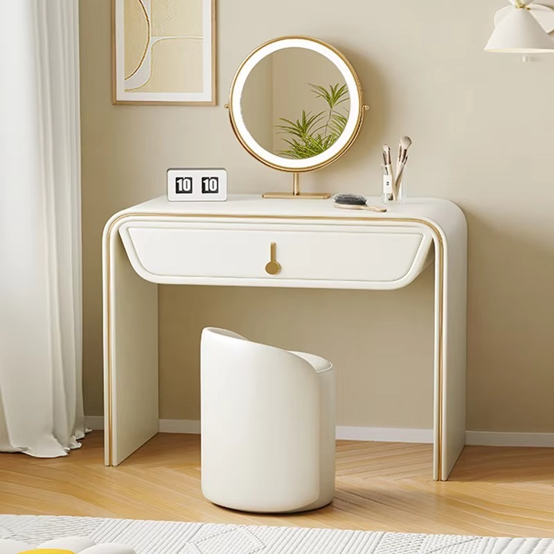 Italian Aesthetic Vanity Table - Beauty Makeup Vanity Set ulasan dan harga