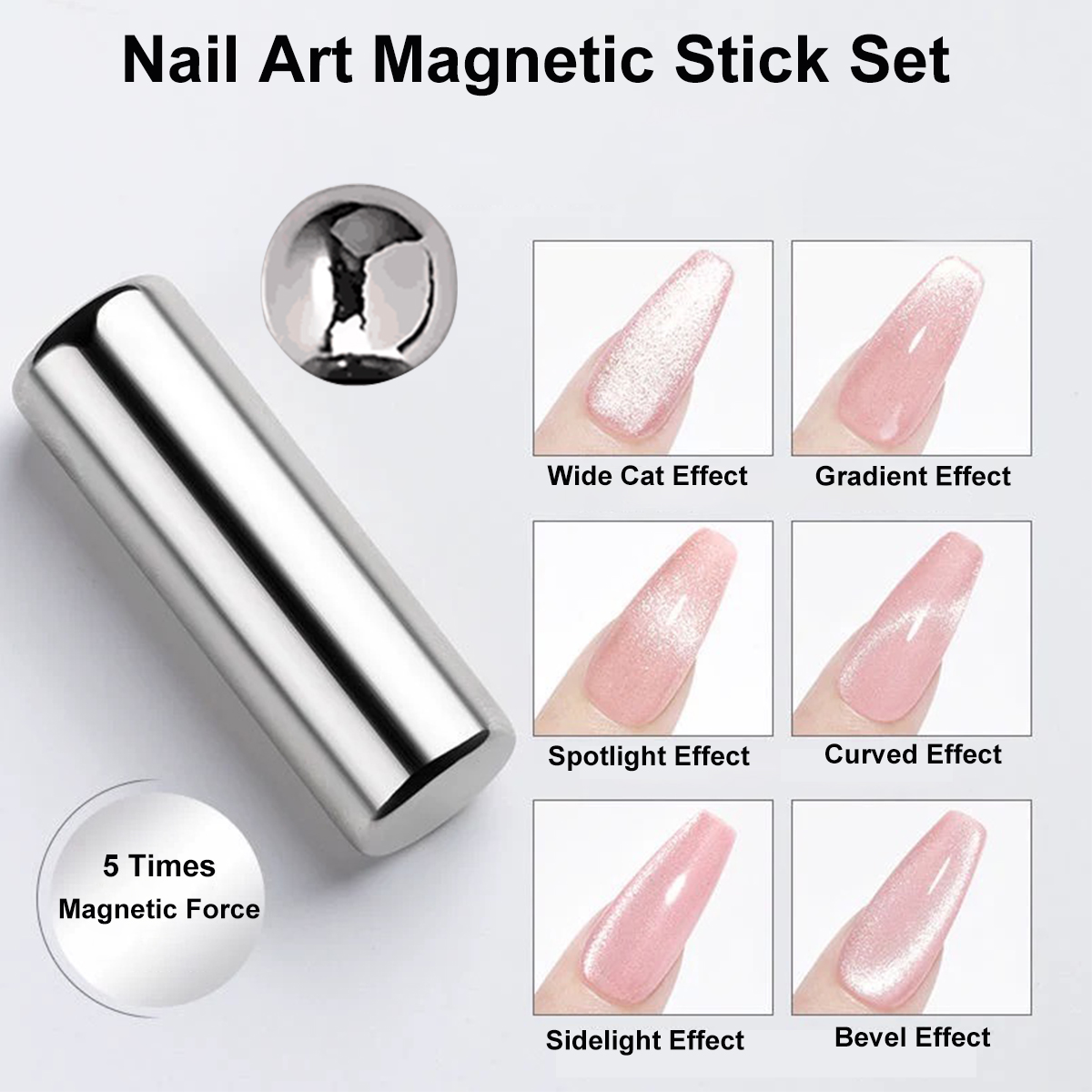 2pcs Magnet Steel Ball Nail Ar - Contour Palette Stick ulasan dan harga