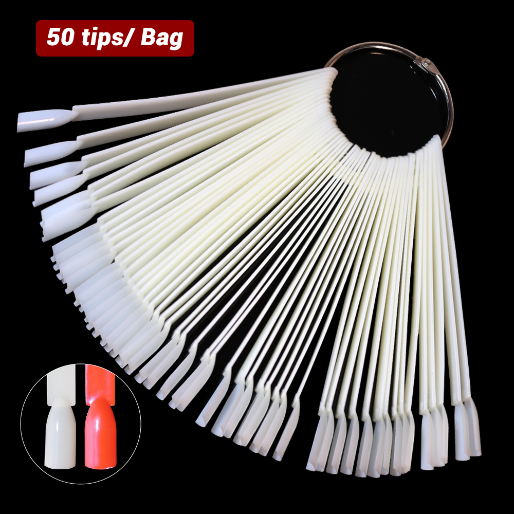 50Pcs False Nail Display Stick - Contour Palette Stick ulasan dan harga