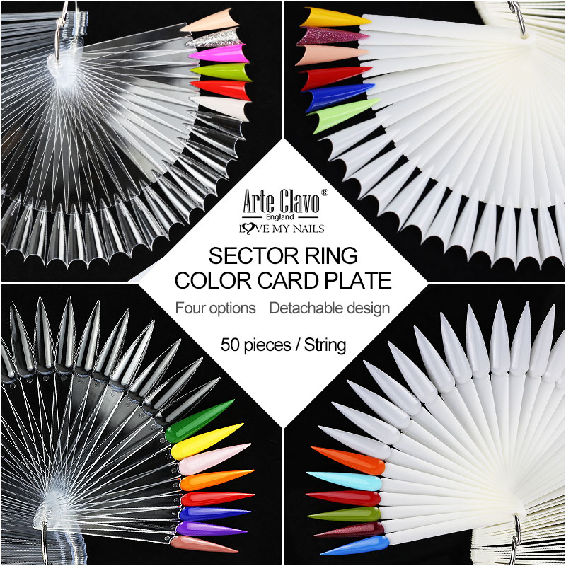 50Pcs False Nail Display Stick - Contour Palette Stick ulasan dan harga