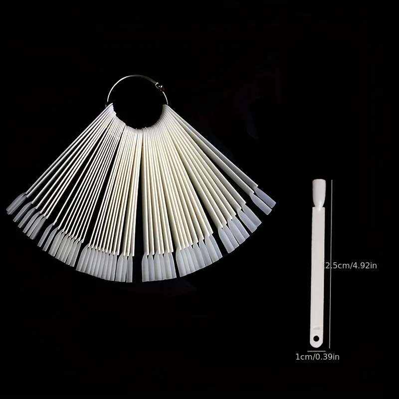 100 Tips Fan Shape Nail Swatch - Contour Palette Stick ulasan dan harga
